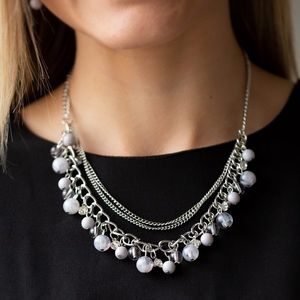 Necklace with matching earrings and bracelet